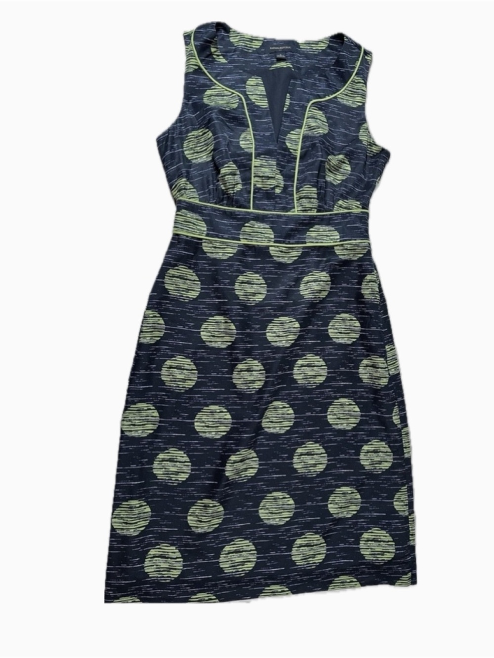 Banana Republic navy and green dress size 0 - Picture 1 of 13